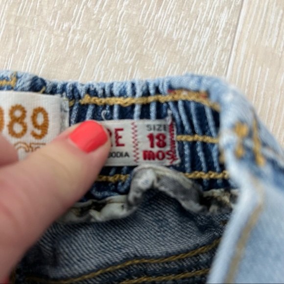 Vintage 1989 Place Floral Patchwork Denim Flare Jeans Sz 18 M - Picture 4 of 11